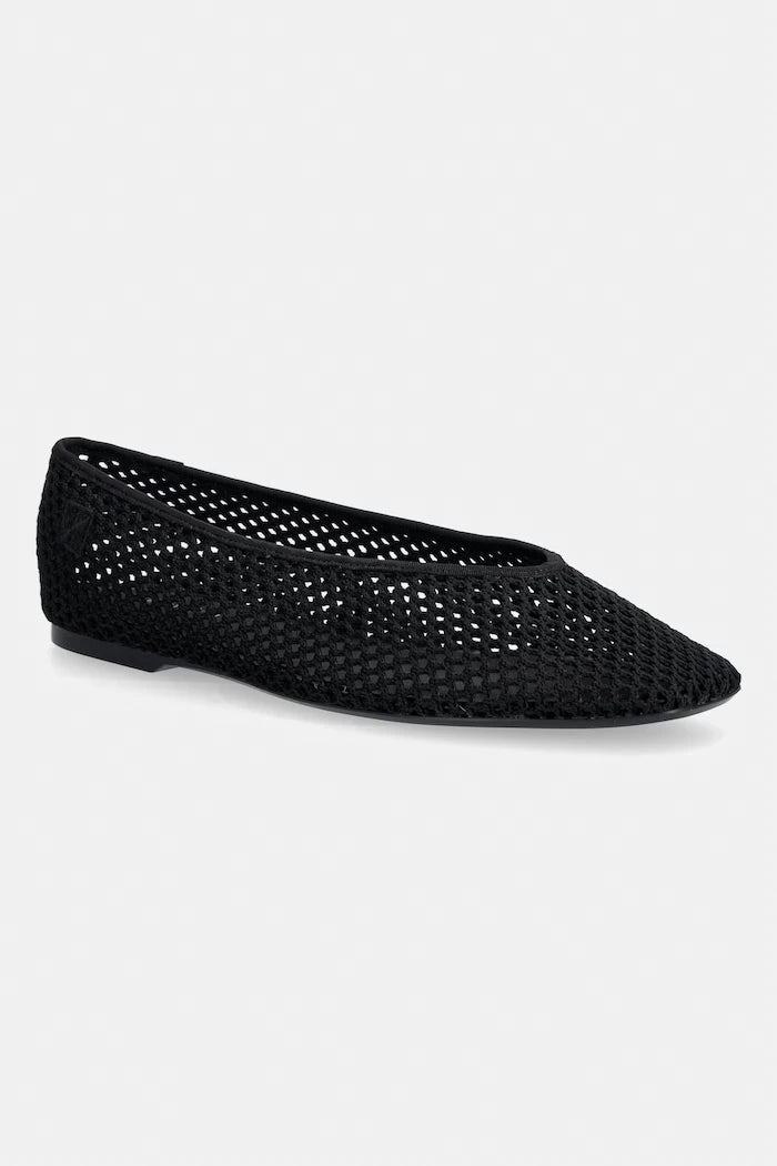 Calvin Klein балеринки SQUARE BALLERINA LINEN MESH