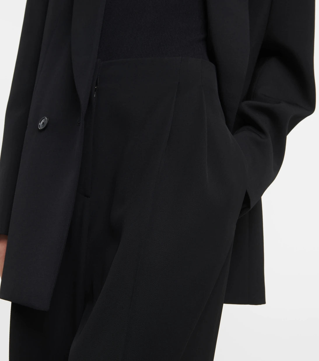 The Row - Lonan virgin wool wide-leg pants