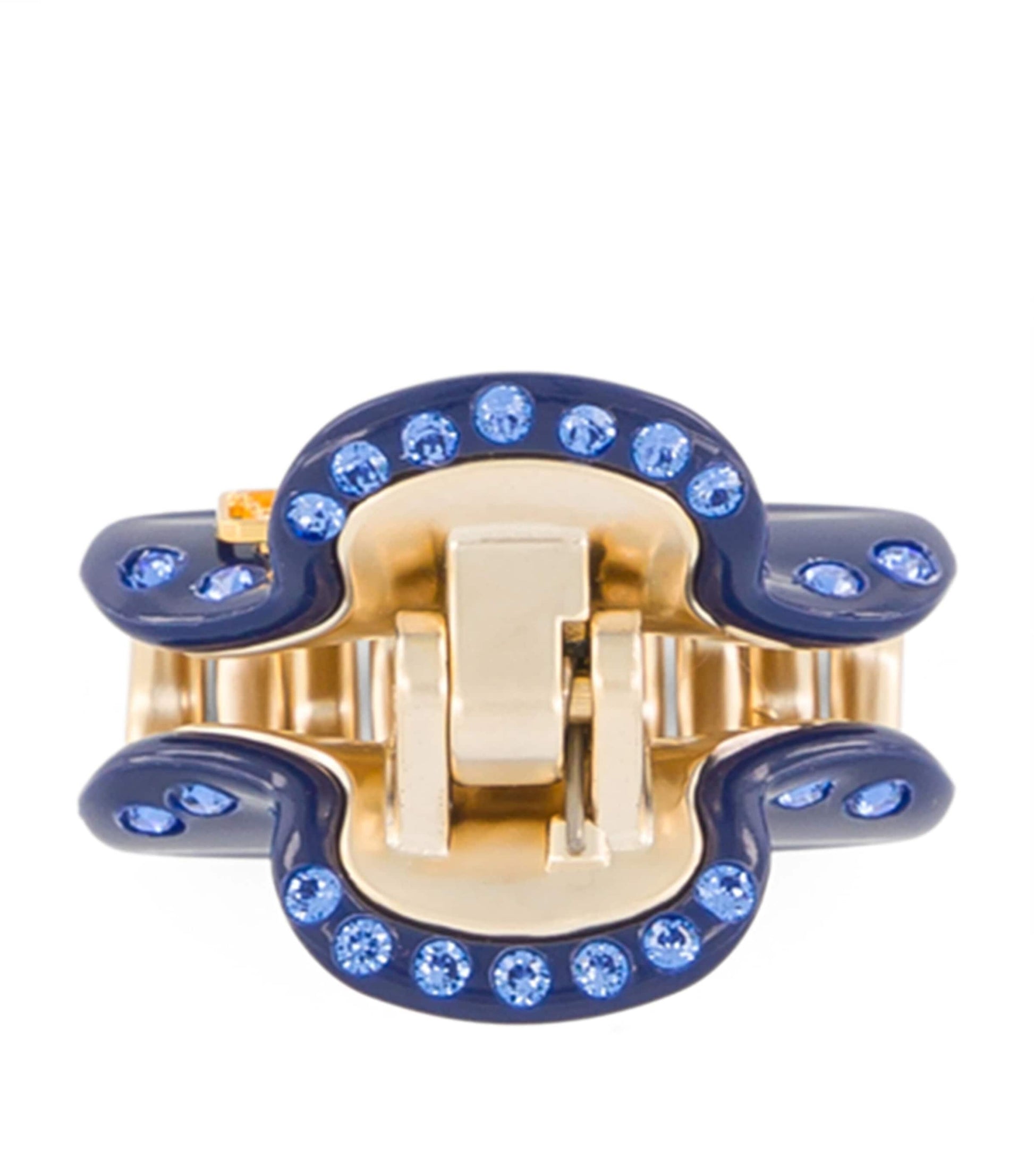 Alexandre de Paris Gold-Plated Crystal-Embellished Claw Hair Clip