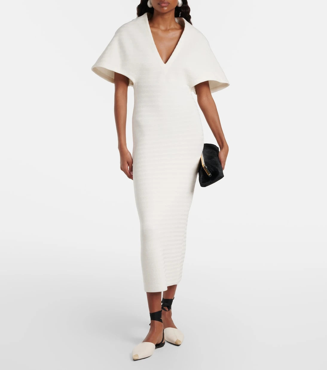 Jacquemus - Embroidered canvas flats