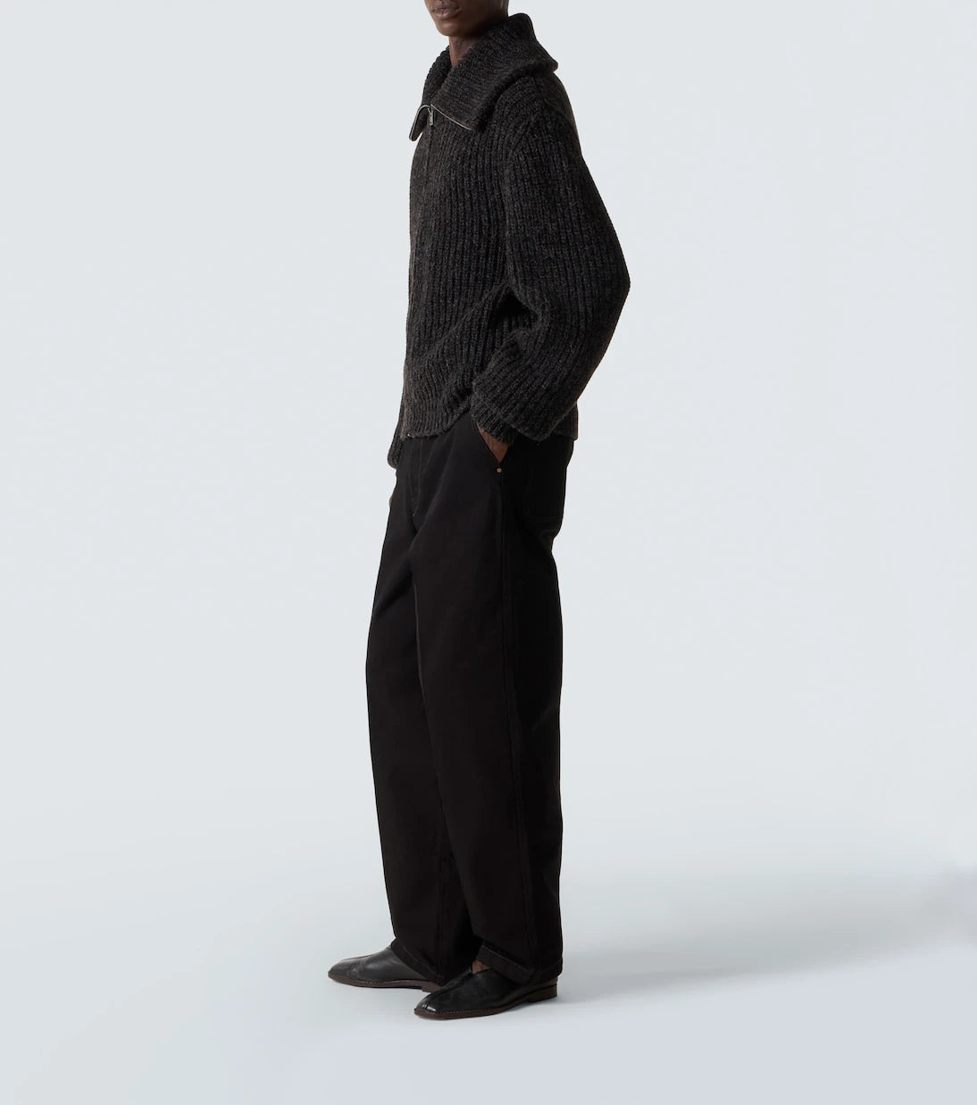 Lemaire - Alpaca and yak wool zip-up cardigan