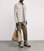 Beige Cotton-Cashmere Overshirt