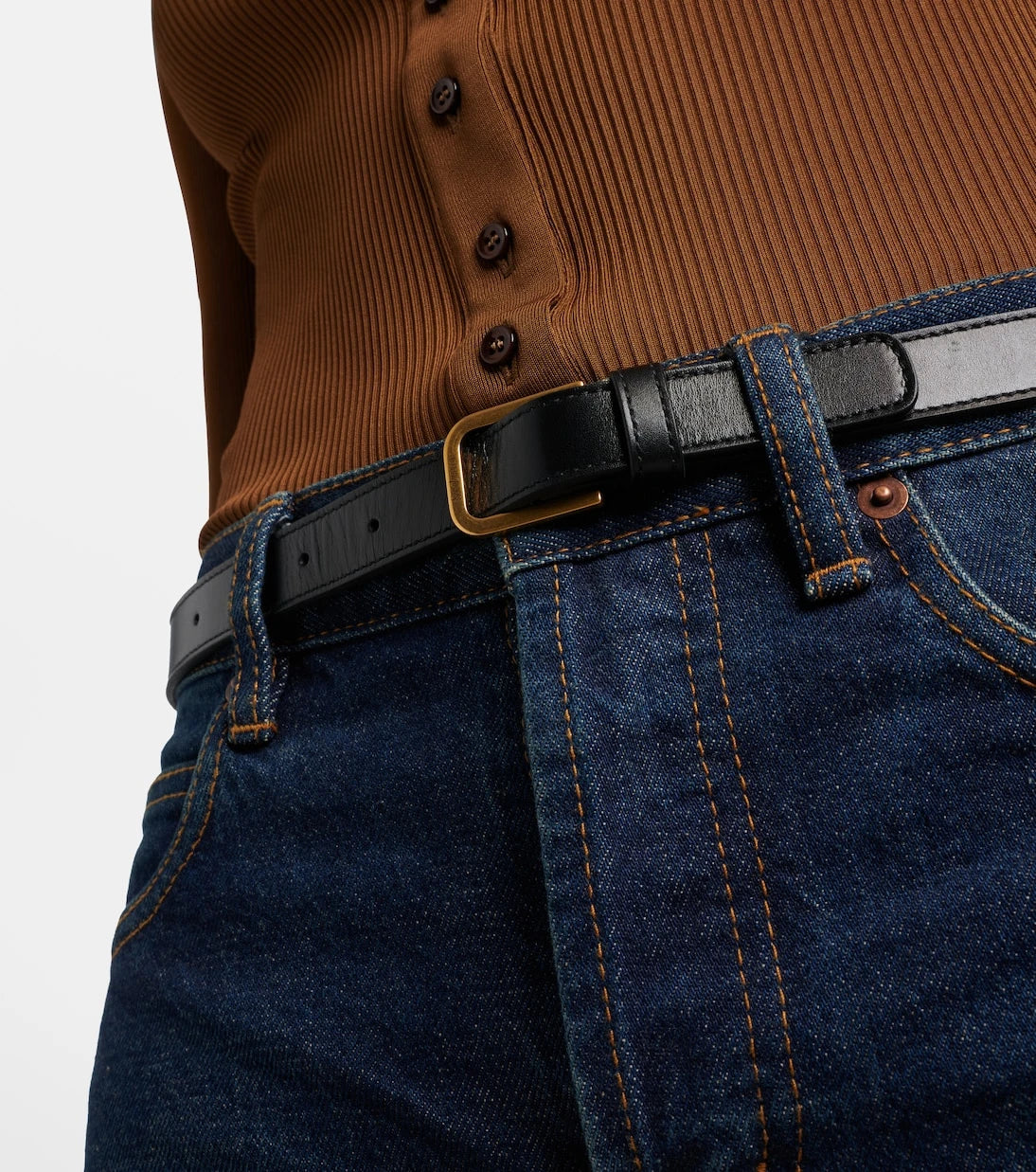 Saint Laurent - Leather belt