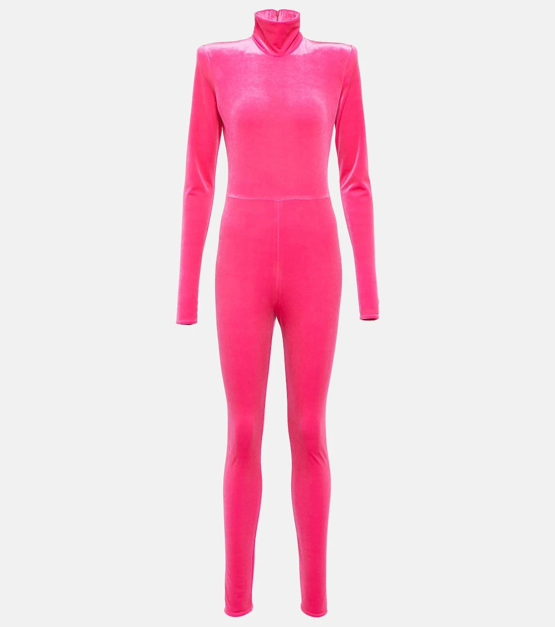 Alexandre Vauthier - Turtleneck velvet jumpsuit