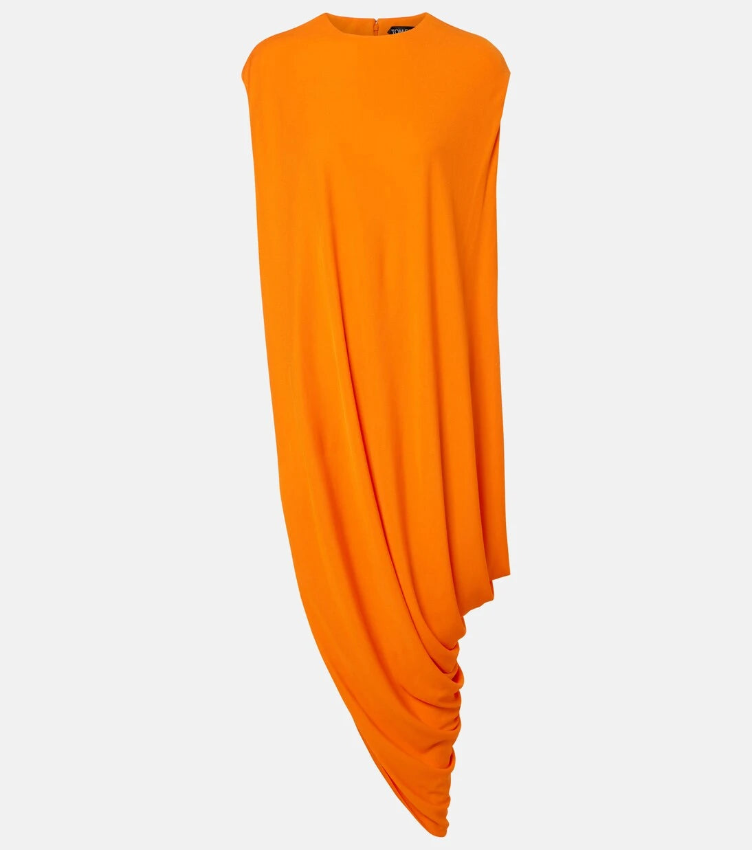 Tom Ford - Asymmetric draped crêpe jersey top