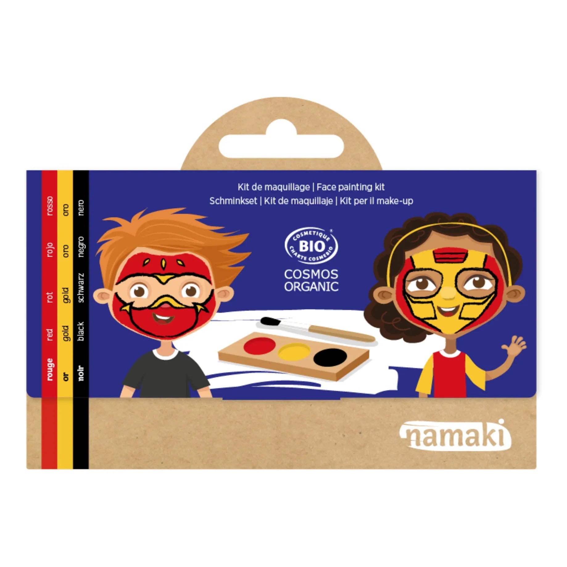 Namaki - Ninja & Superhero 3 Color Makeup Kit | Red