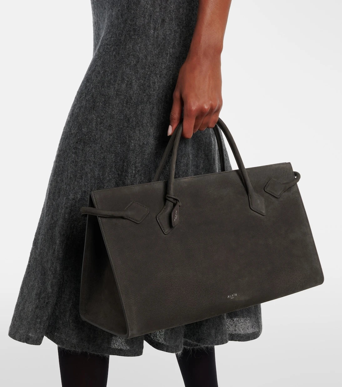 Alaïa - حقيبة كتف Le Teckel Large جلدية
