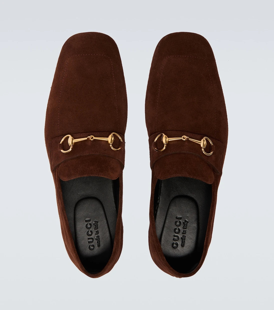 Gucci - Ragazzo Horsebit suede loafers