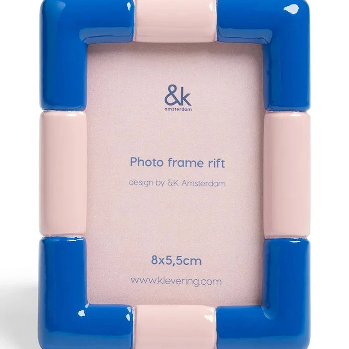 &k amsterdam Rift Blue Fotoğraf Çerçevesi