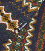 Barbour Wool Fair Isle Sweater NAVY MARL