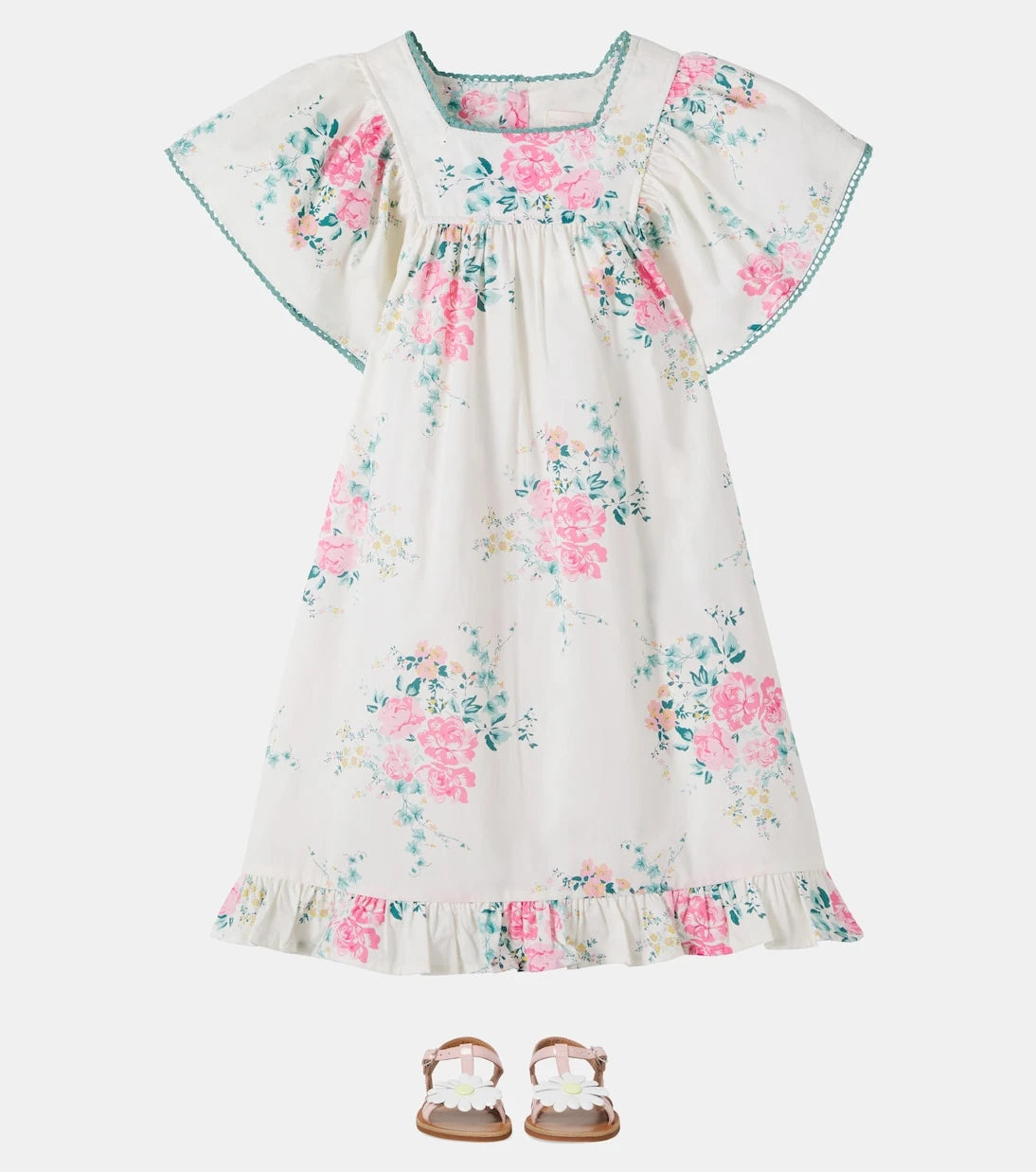 C'era Una Volta - Luna floral cotton dress
