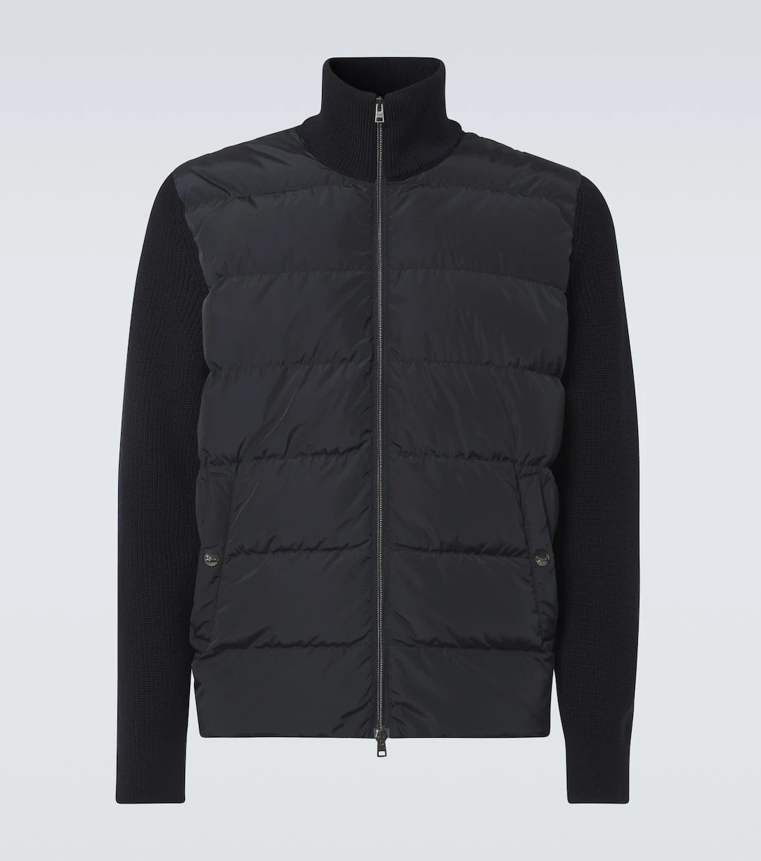 Herno - Wool-trimmed down jacket