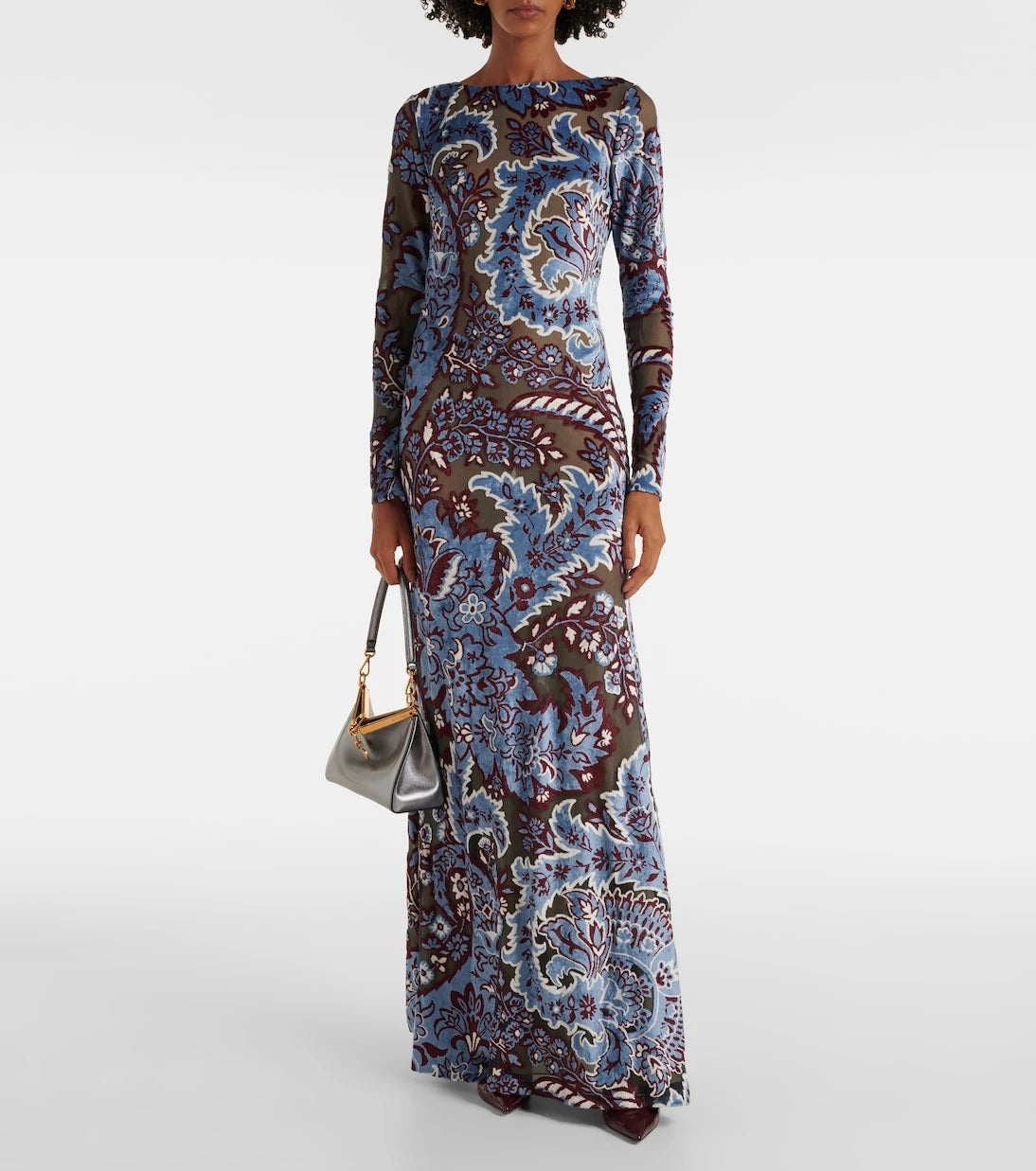 Etro - Paisley crêpe jersey maxi dress