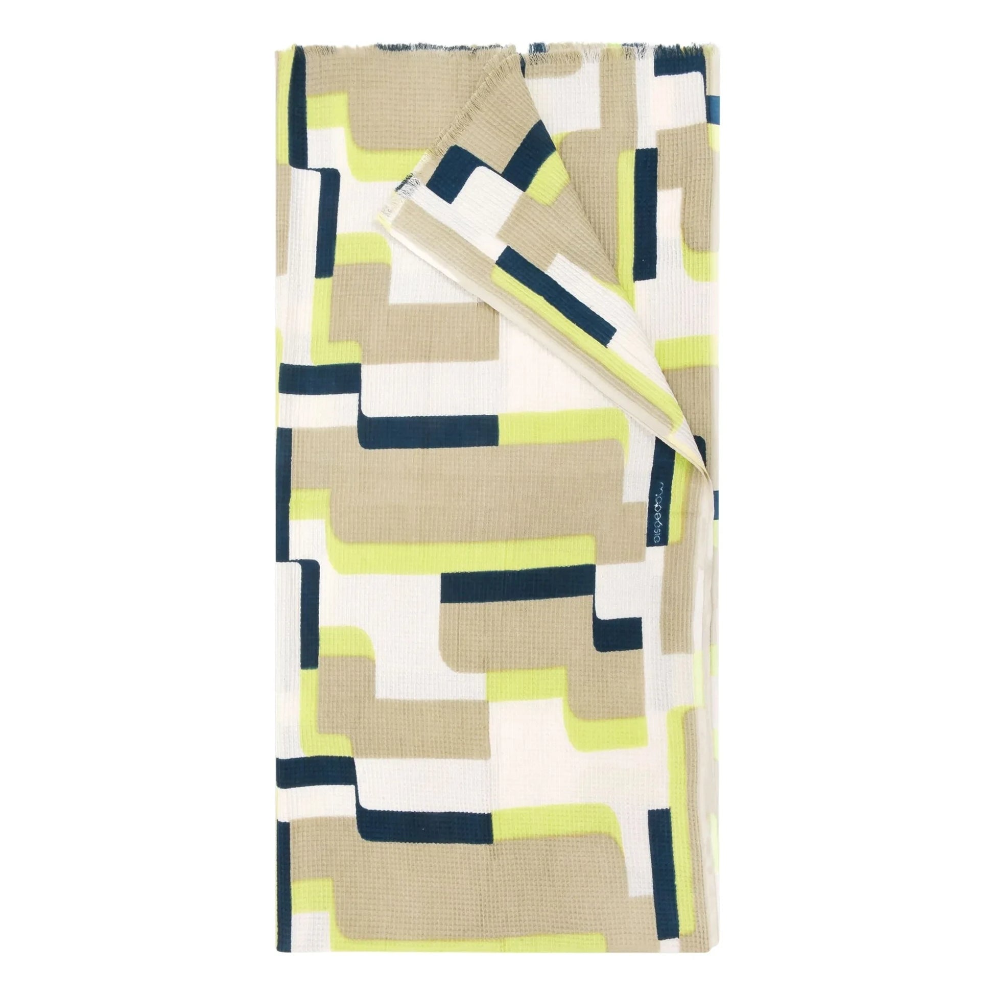 Mapoésie - Arum beach towel | Yellow