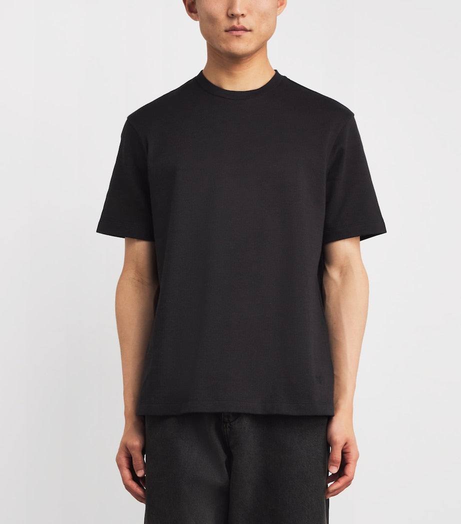 Cotton Mélange-Effect T-Shirt