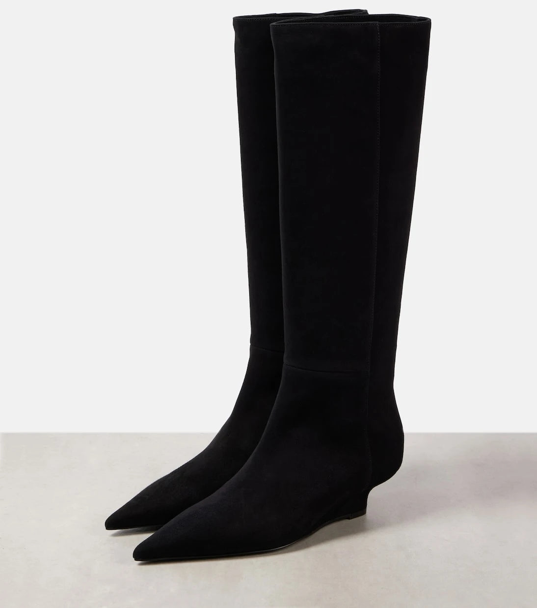 Toteme - Sharp 40 suede knee-high boots