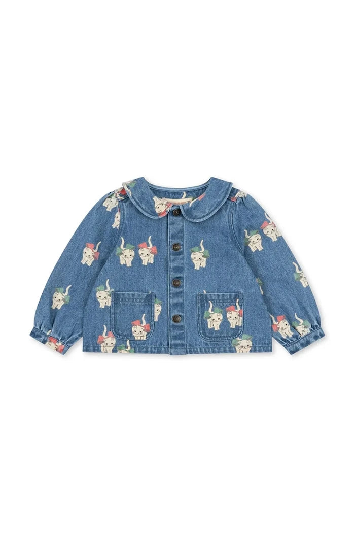 Konges Sløjd MAGOT COLLAR JACKET GOTS Çocuk Pamuk Ceket