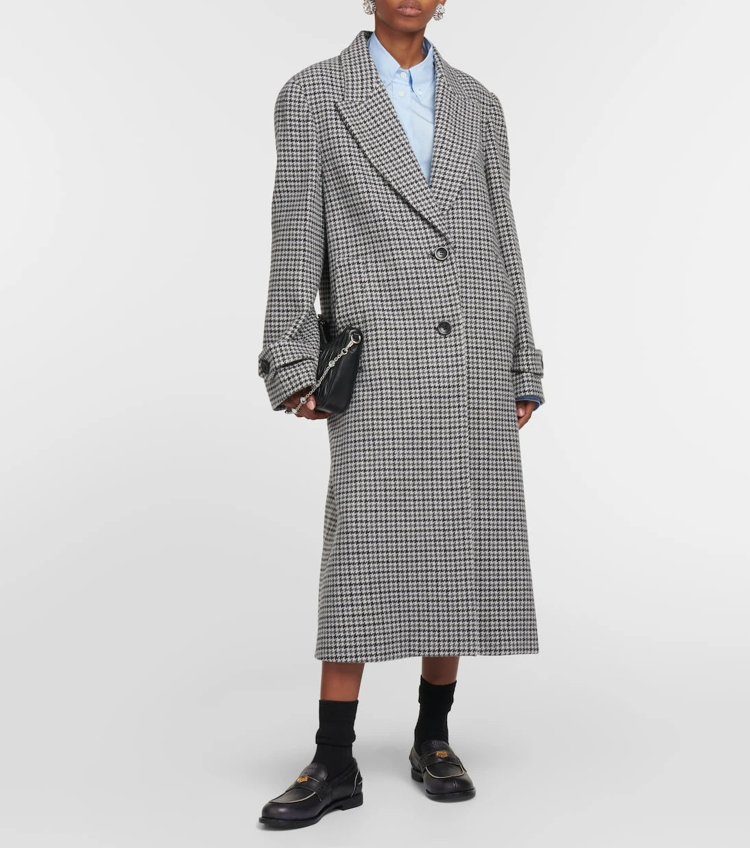 Miu Miu - Single-breasted virgin wool coat