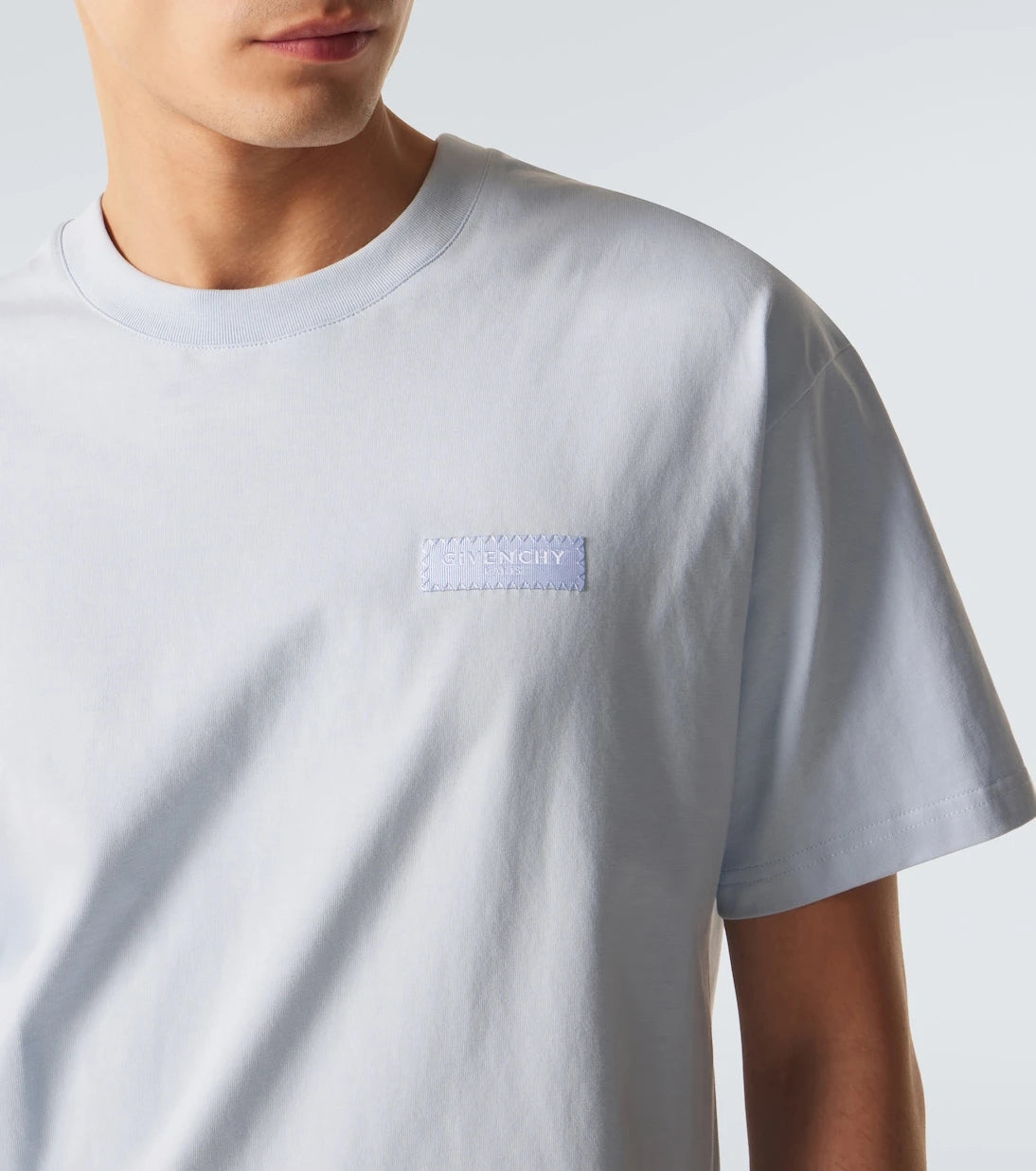 Givenchy - Logolu pamuklu jarse tişört