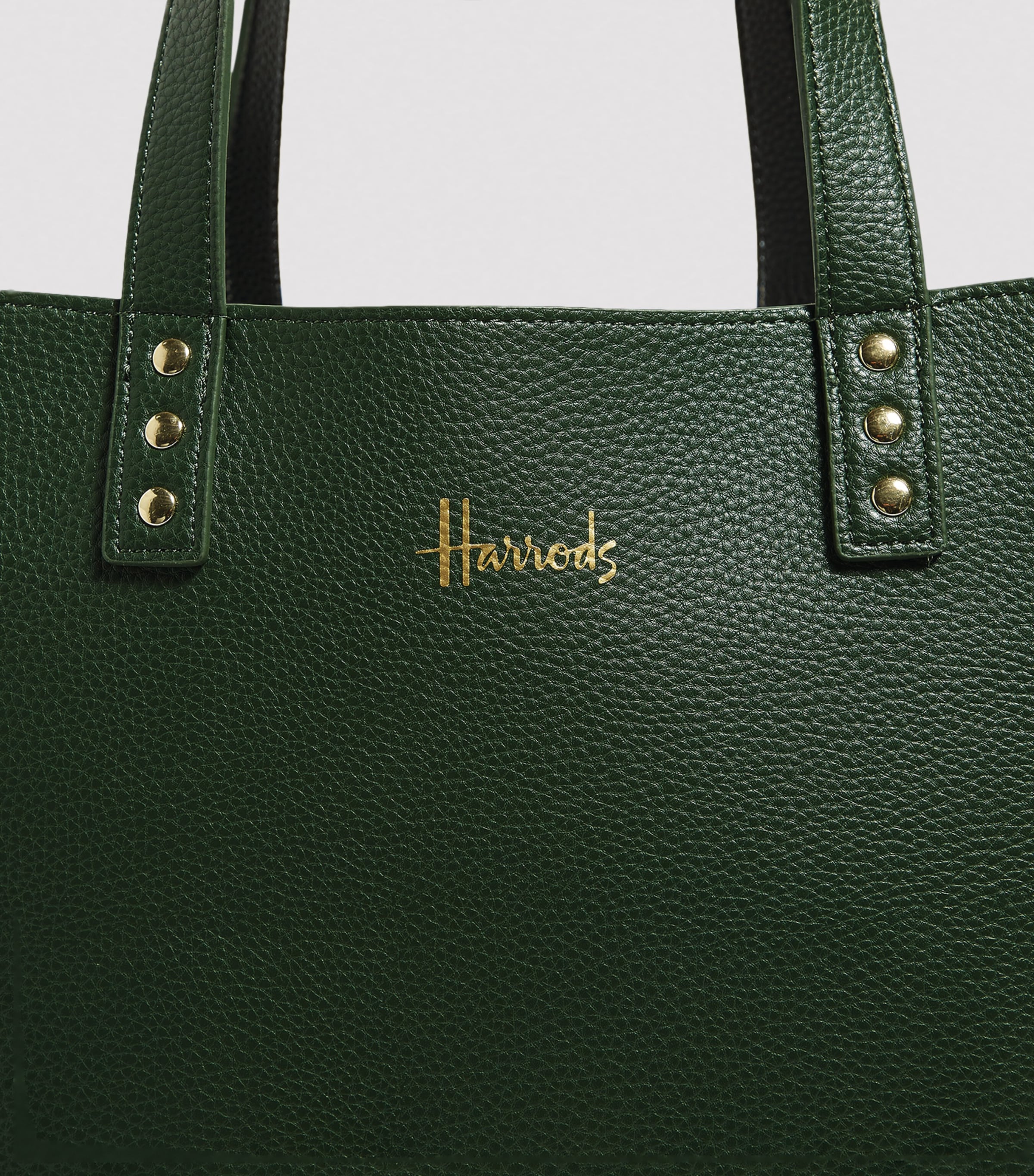 Harrods Black Fern Tote Bag