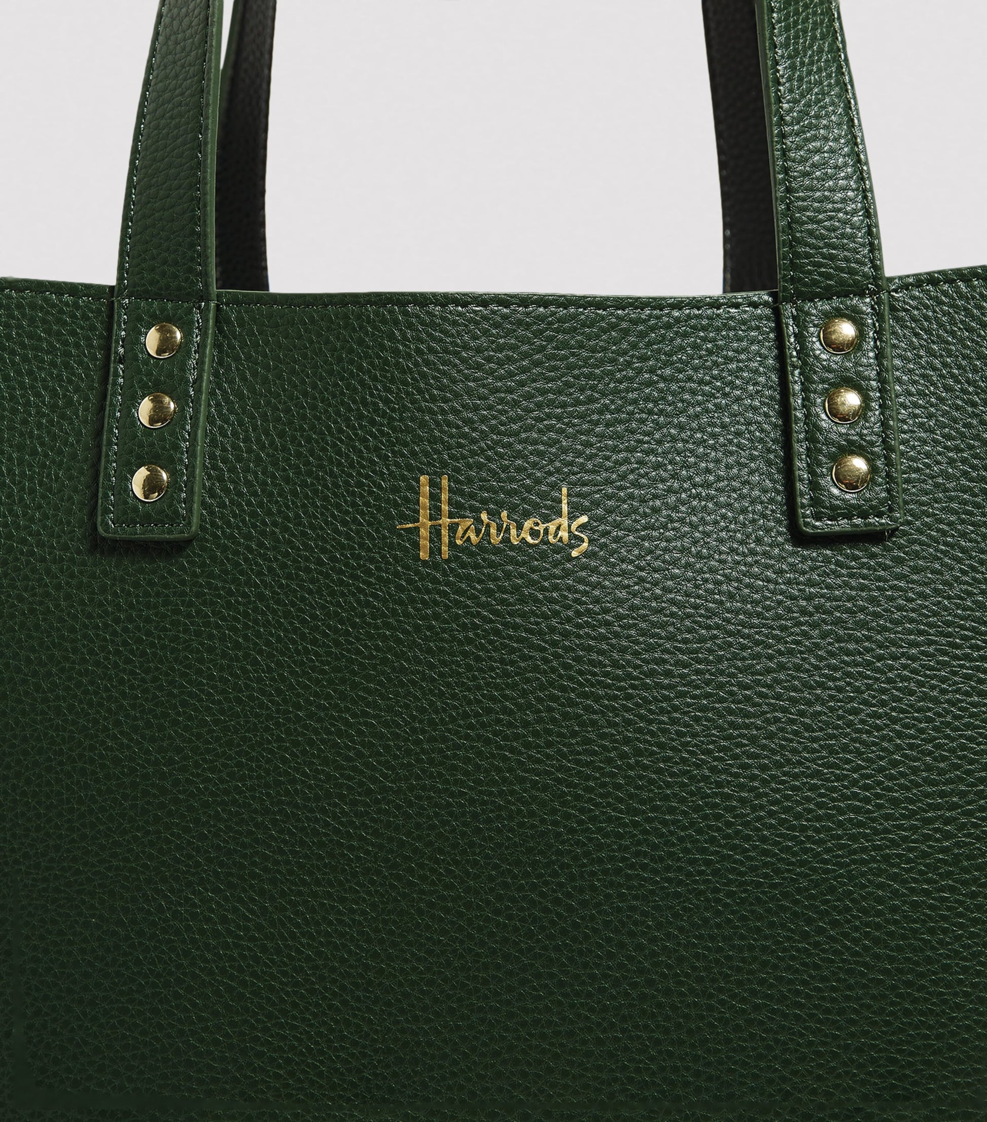 Harrods Black Fern Tote Bag