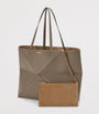 LOEWE Large Leather Puzzle Fold Tote Bag
