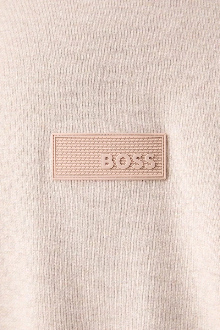 BOSS Green erkek pamuklu kapüşonlu sweatshirt SW_Hoodie