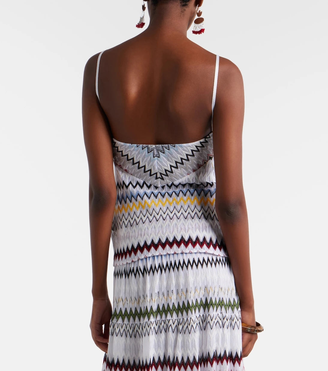 Missoni - Chevron lamé tank top