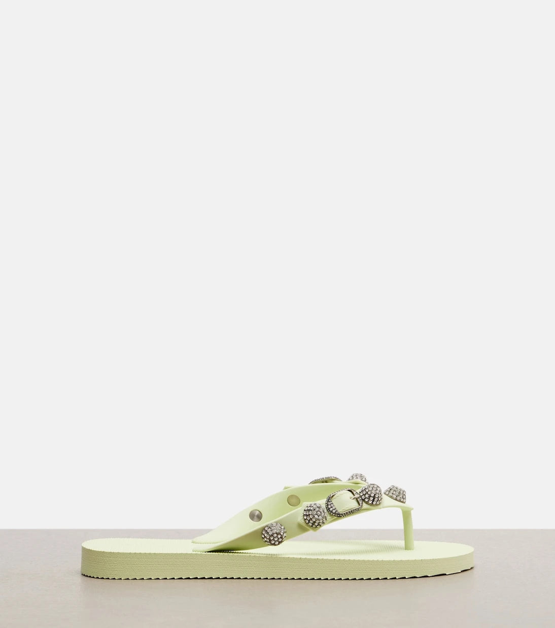 Balenciaga - Cagole embellished thong sandals