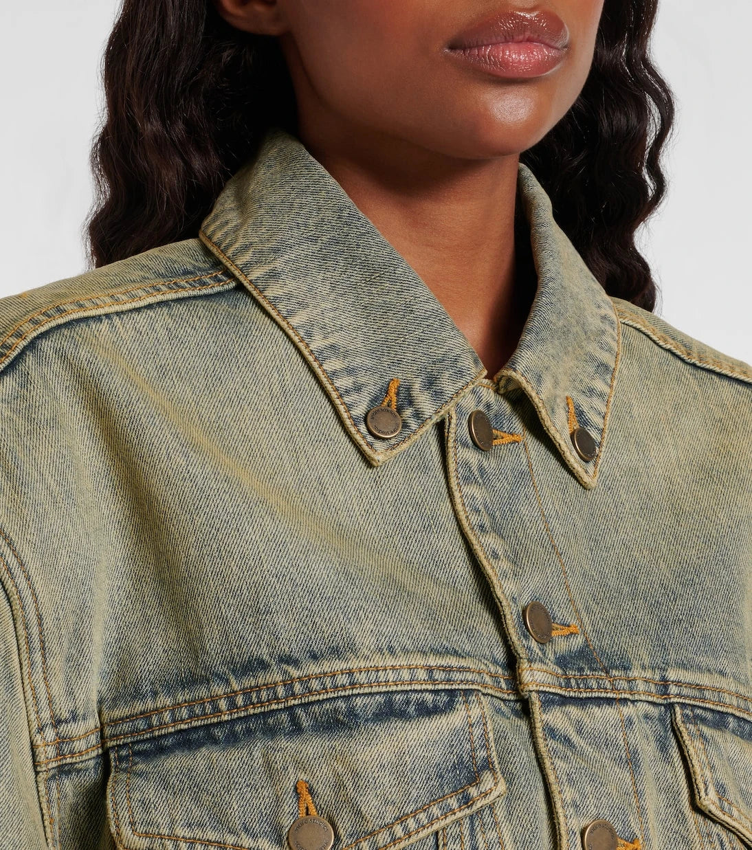 Entire Studios - Faded oversized denim jacket