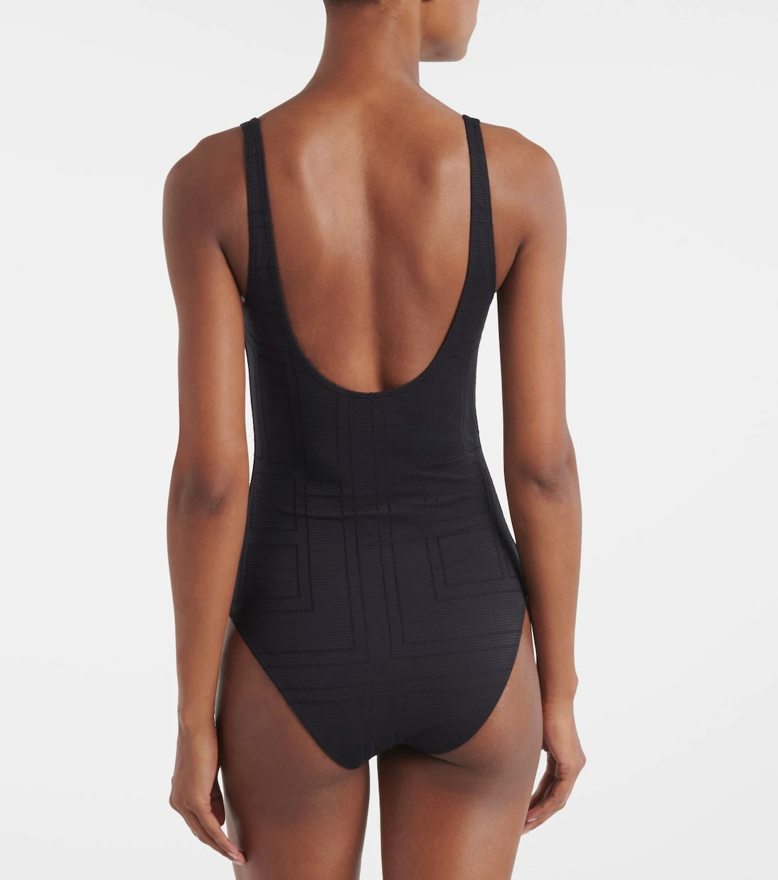 Toteme - Monogram jersey swimsuit