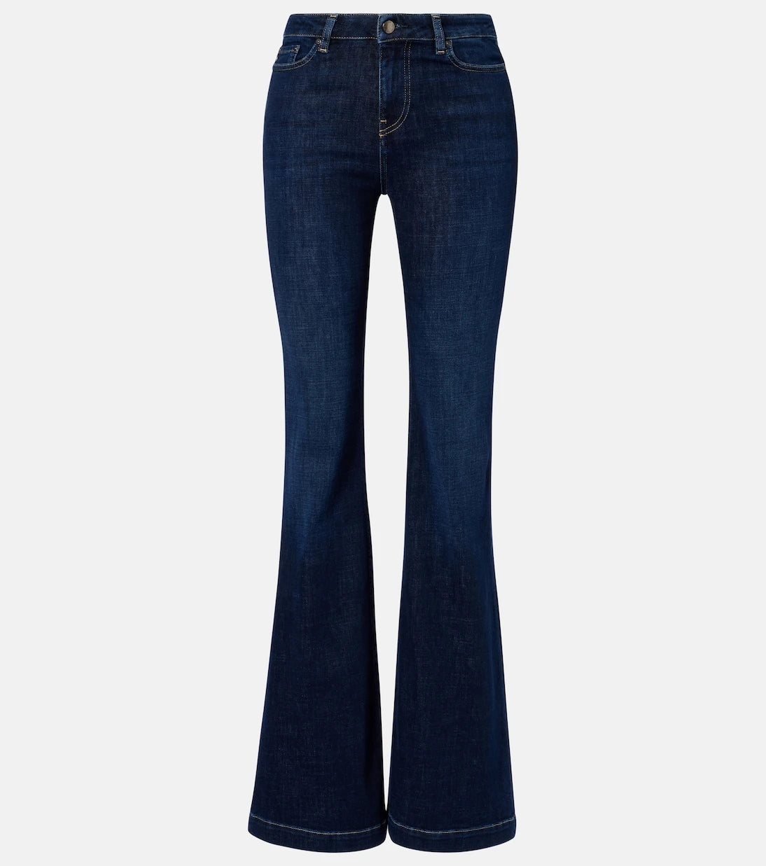 AG Jeans - بنطلون جينز تروبيا واسع بخصر مرتفع