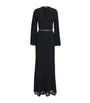 VALENTI Black Knitted Egina Maxi Dress