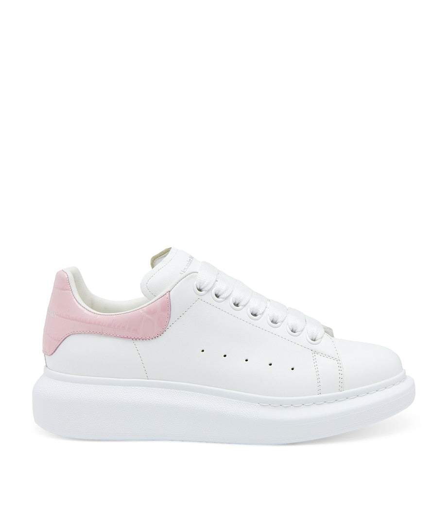 McQueen White Leather Oversized Sneakers