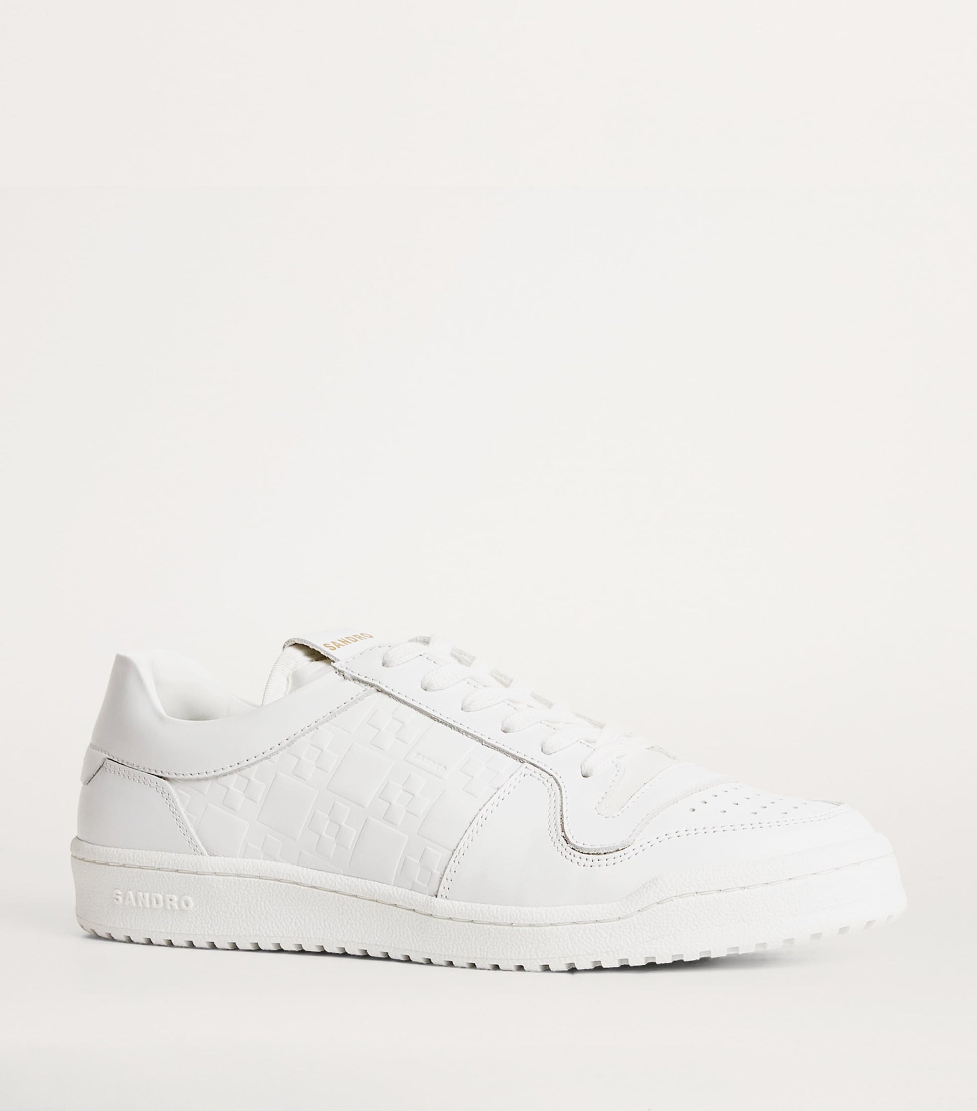Leather Cross Sneakers