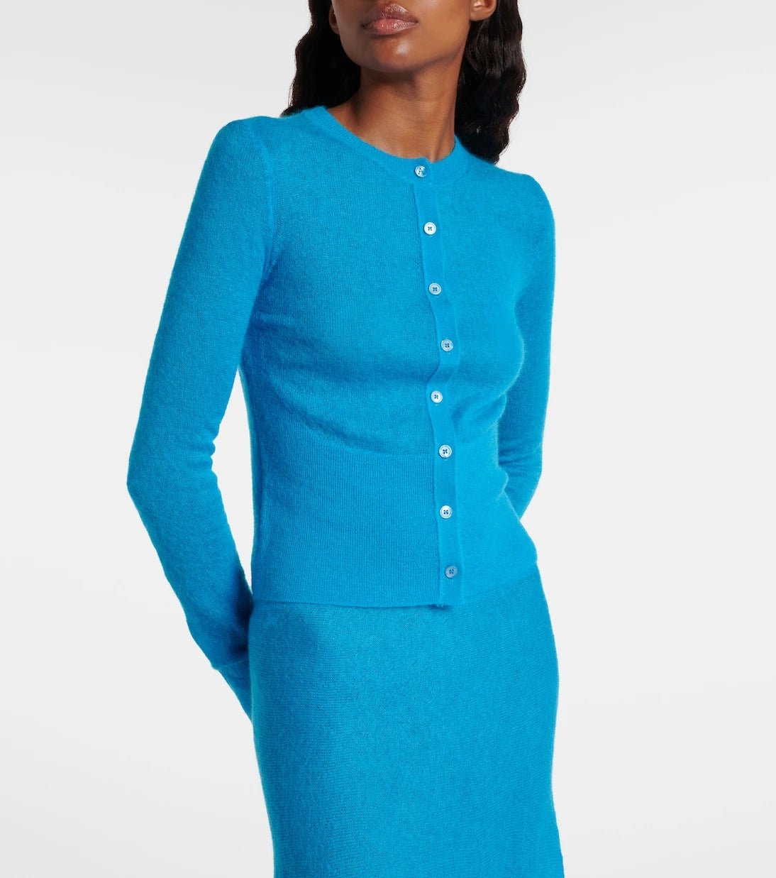 Alaïa - Mohair and wool-blend cardigan