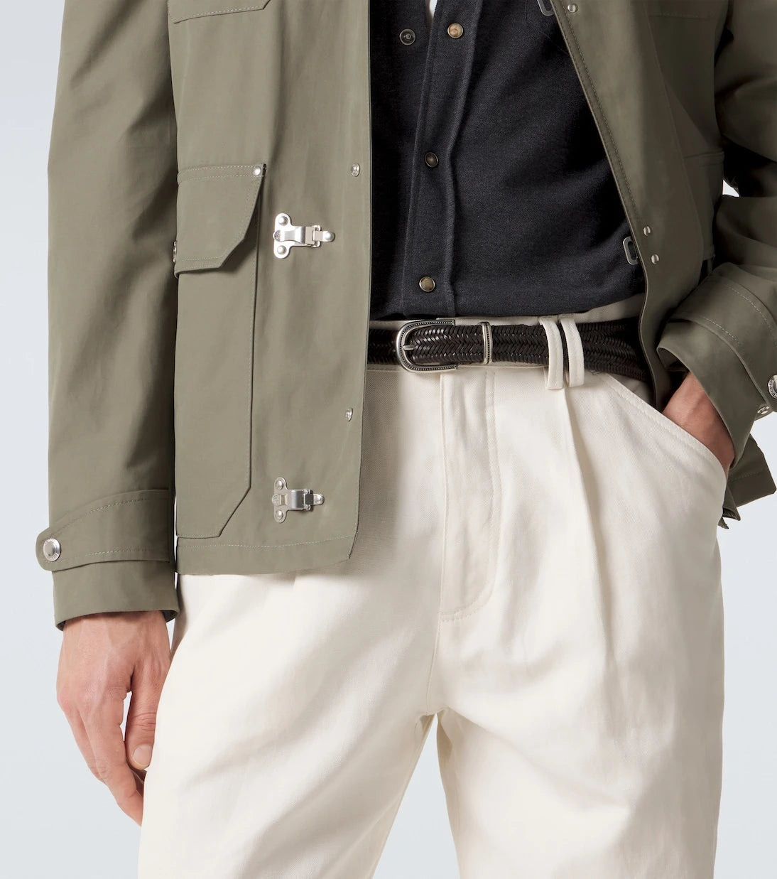 Brunello Cucinelli - Woven leather belt