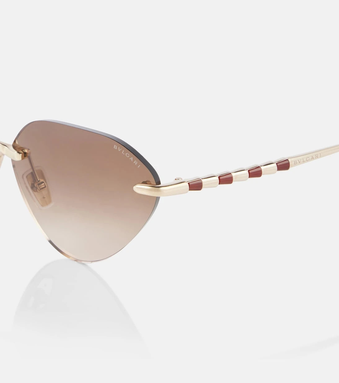 Bvlgari - Serpenti embellished cat-eye sunglasses