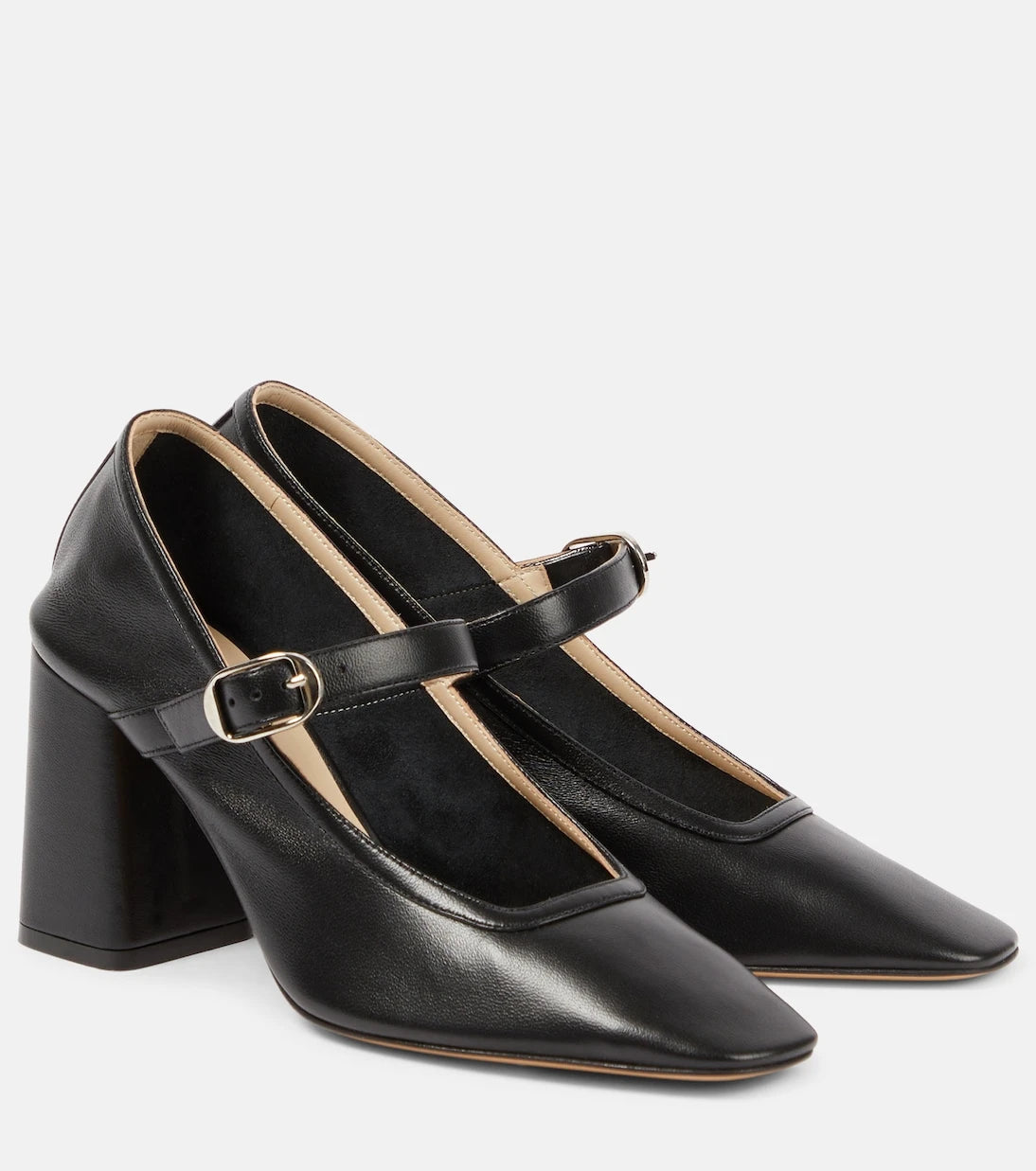 Le Monde Béryl - Leather Mary Jane pumps