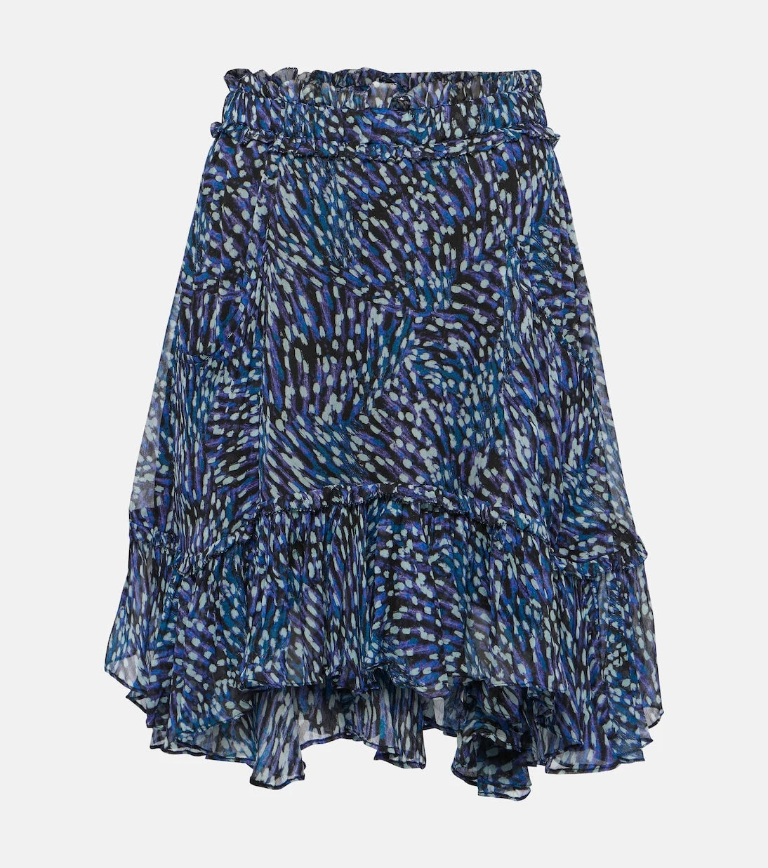 Marant Etoile - Viera asymmetric printed mini skirt