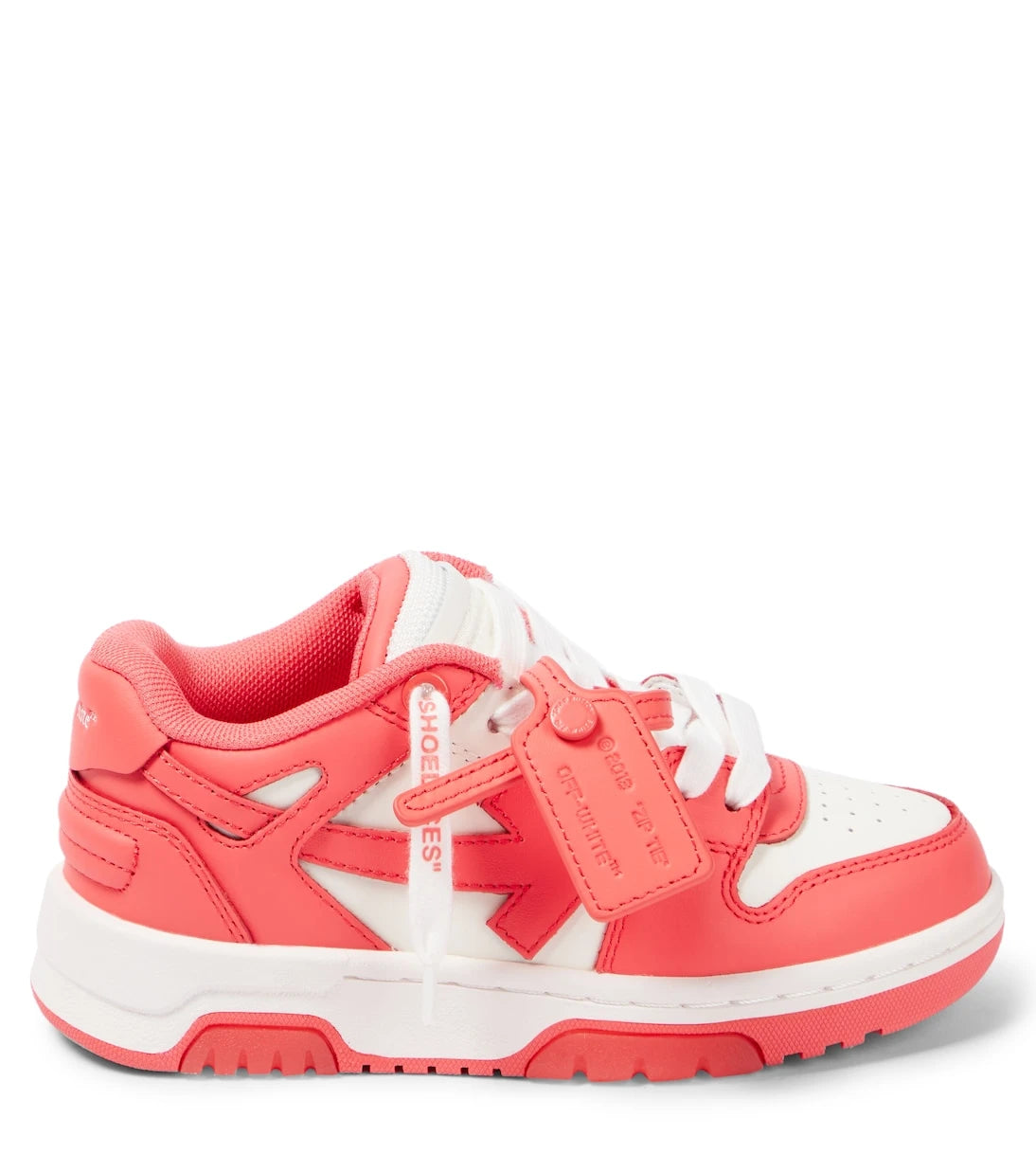 Off-White Kids - Out Of Office leather sneakers
