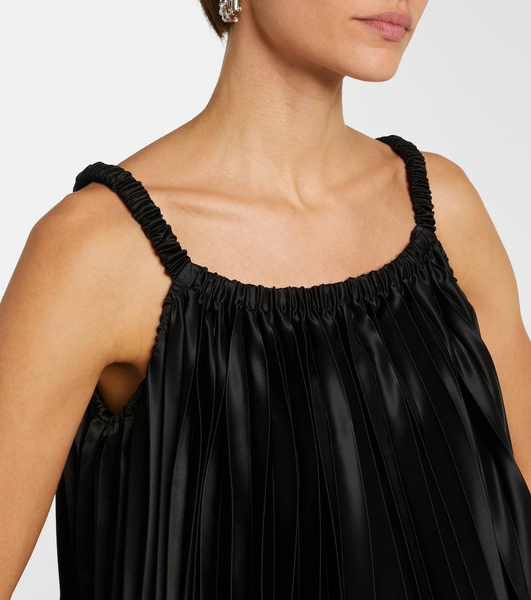 Noir Kei Ninomiya - Satin midi dress