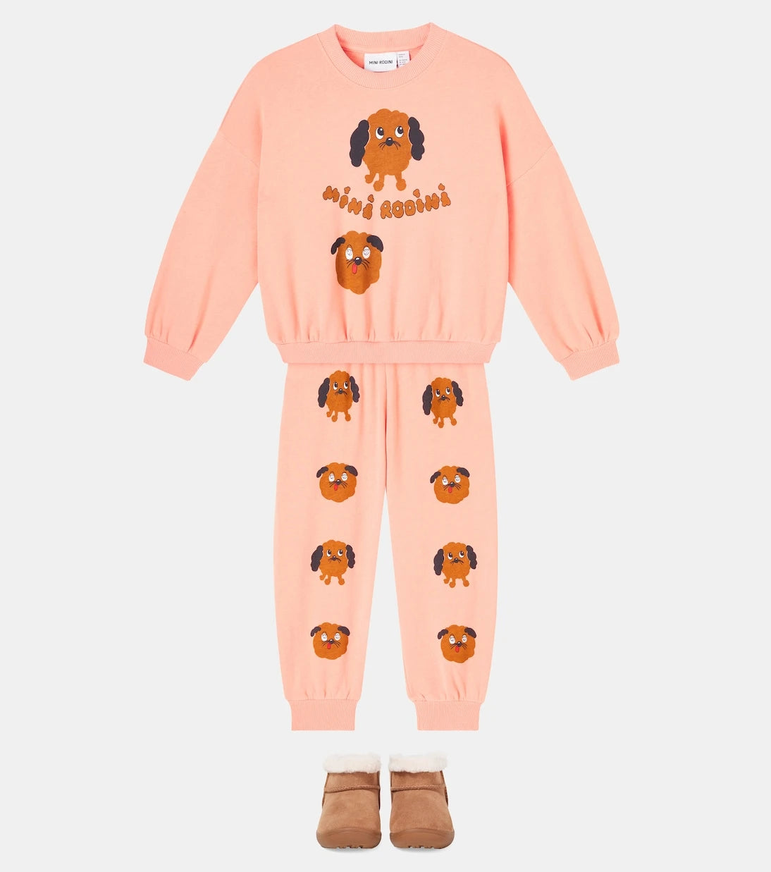 Mini Rodini - Doggies printed cotton sweatshirt