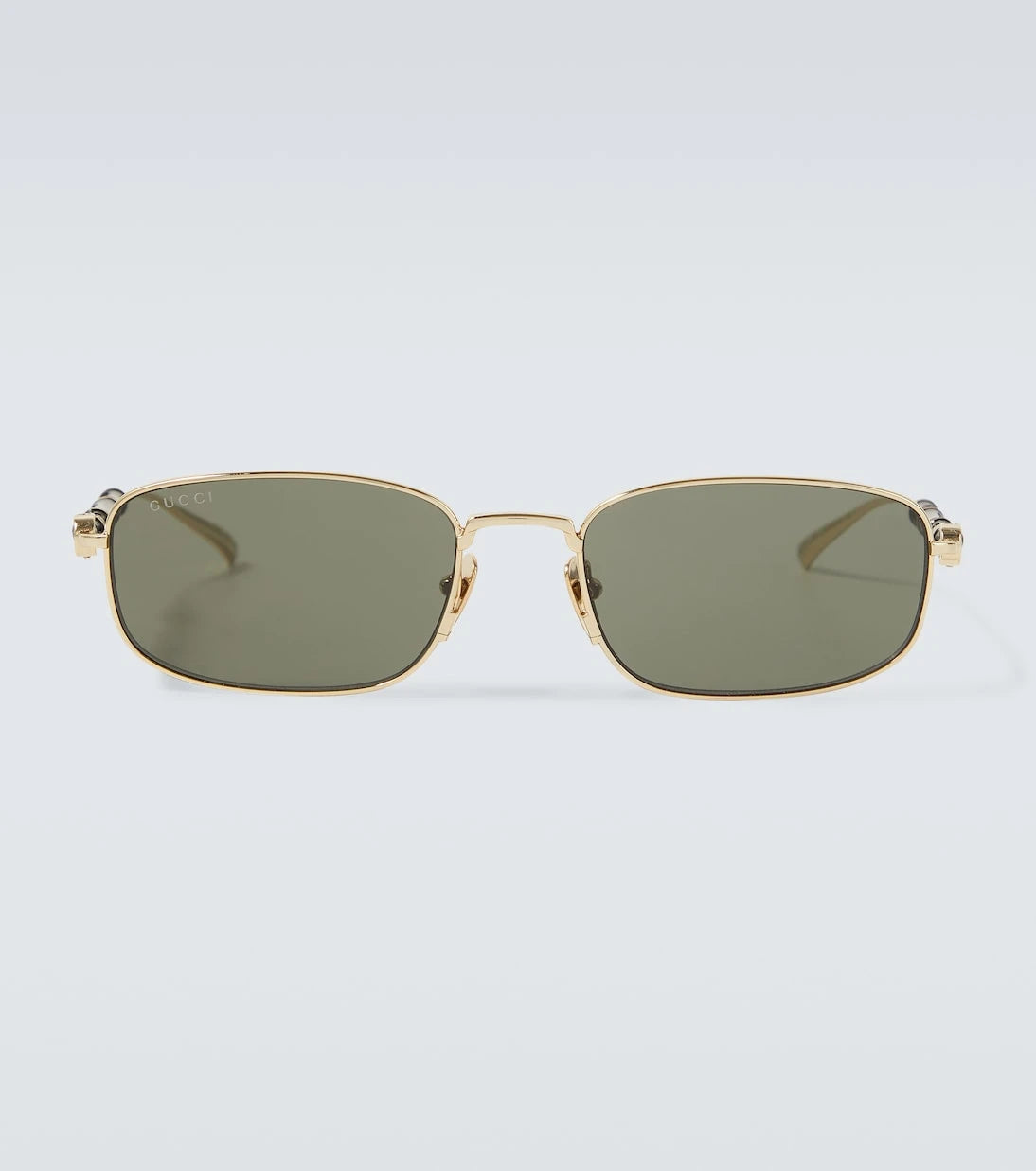 Gucci - Bamboo rectangular sunglasses
