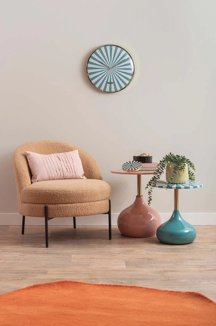Стенен часовник Karlsson Candy Swirl Dome