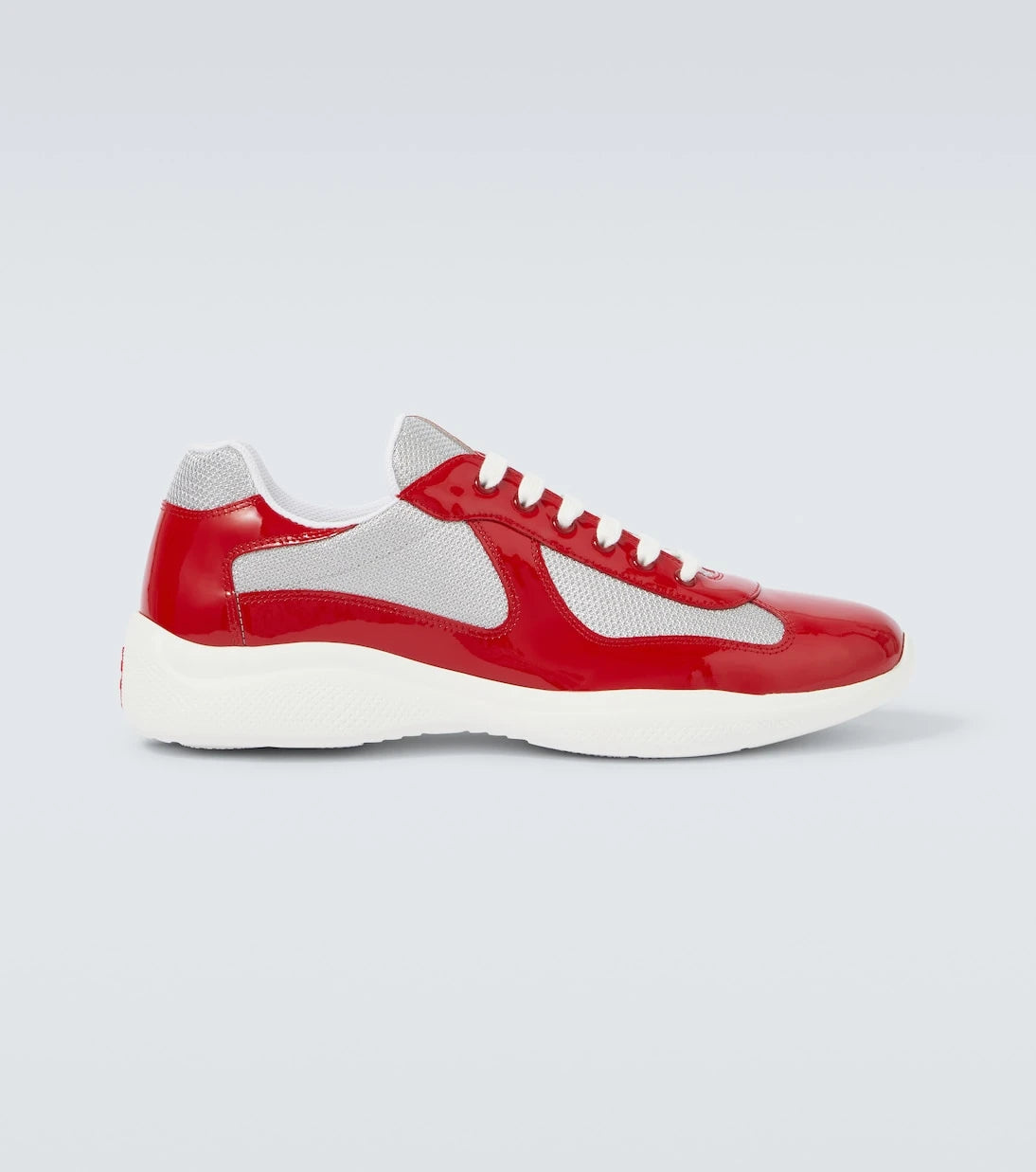 Prada - America's Cup leather-trimmed sneakers