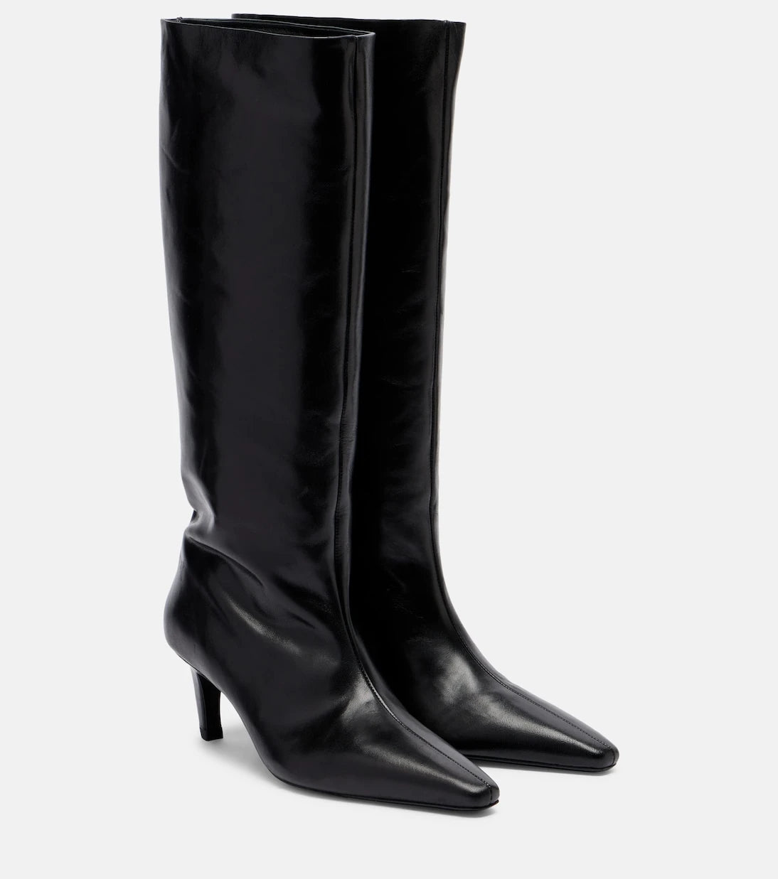 JUDE - Cave leather knee-high boots