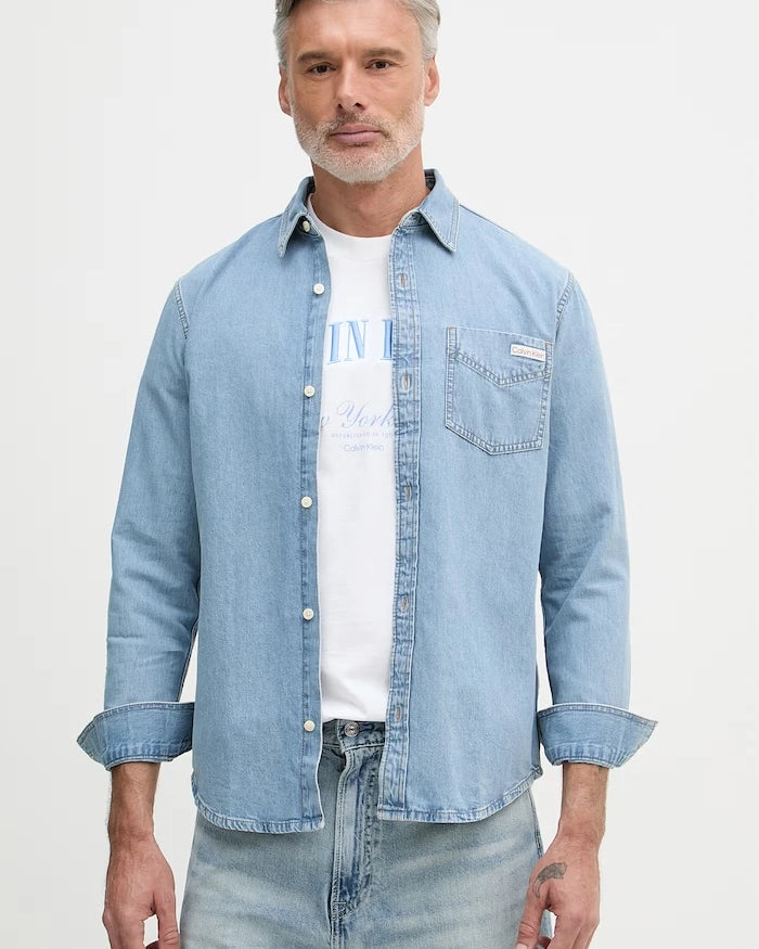 Calvin Klein Jeans erkek denim gömlek
