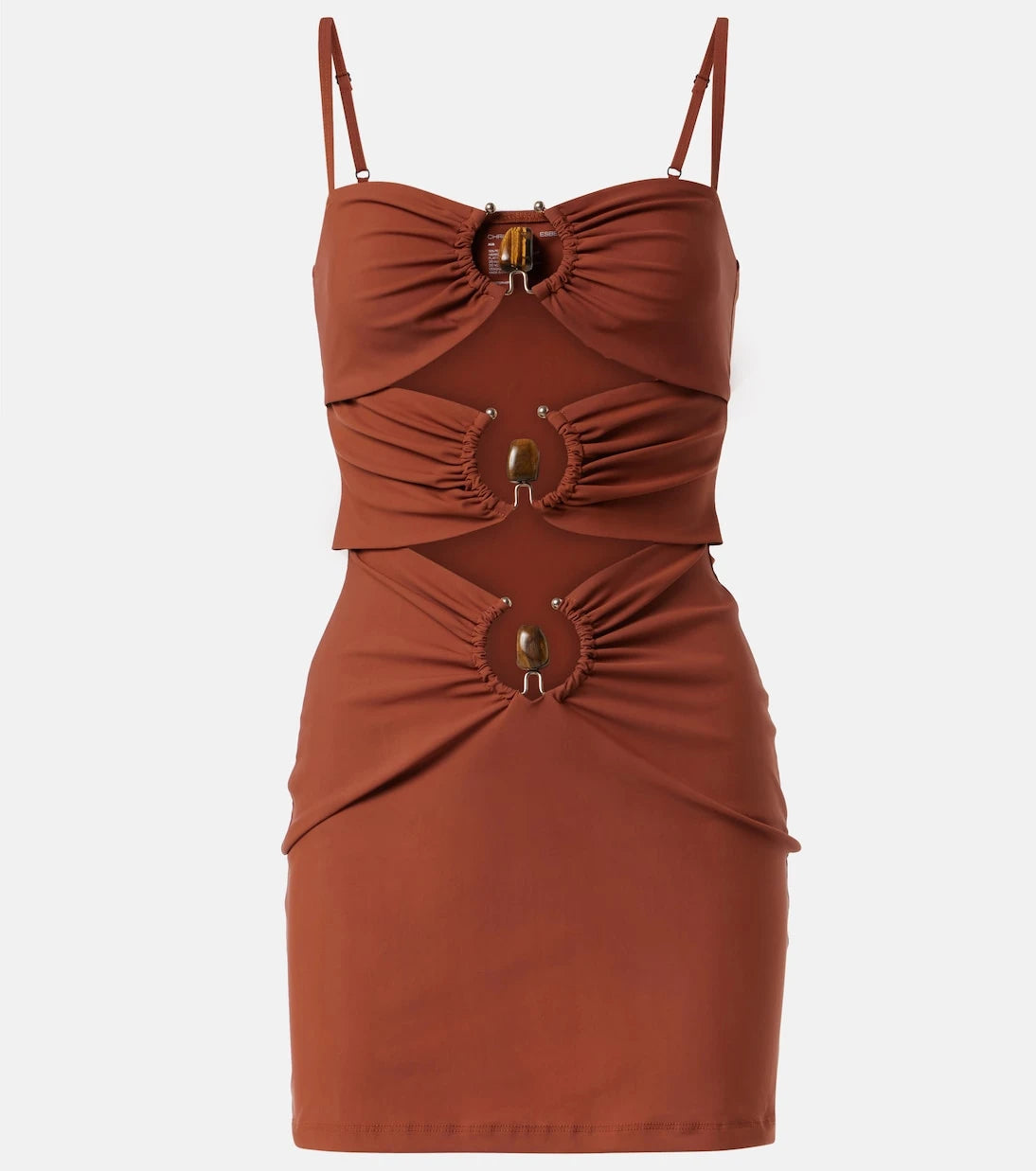 Christopher Esber - Pierced Orbit cutout jersey minidress