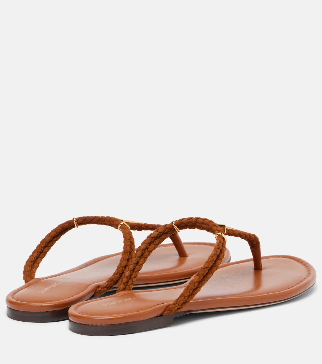 Tom Ford - Braided leather thong sandals